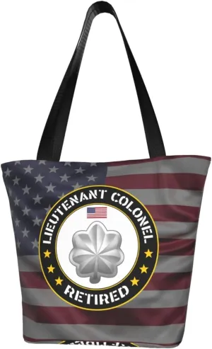 Us Army Lieutenant Colonel Retired Fashion Shoulder Bag Large Capacity For Man Or Woman