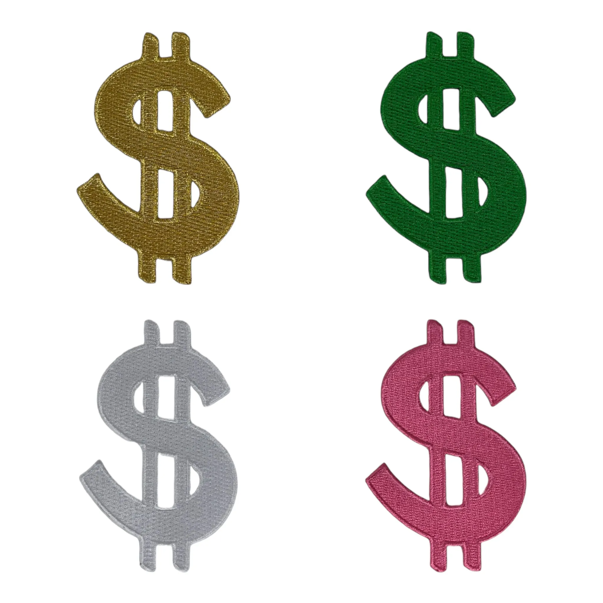 USD Money Patch Iron-On Embroidered Patch for Apparel