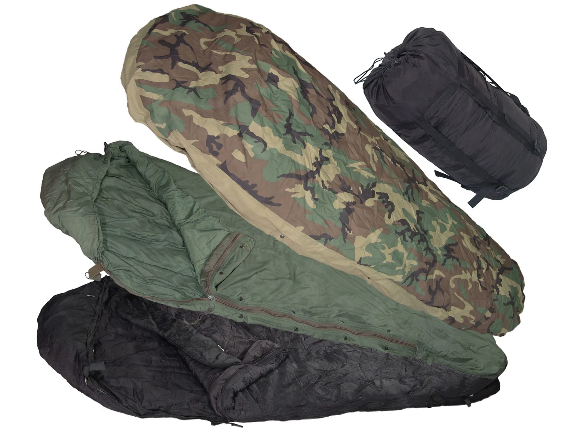 USGI 4-pc Modular Sleep System (MSS) - M81 woodland Bivvy