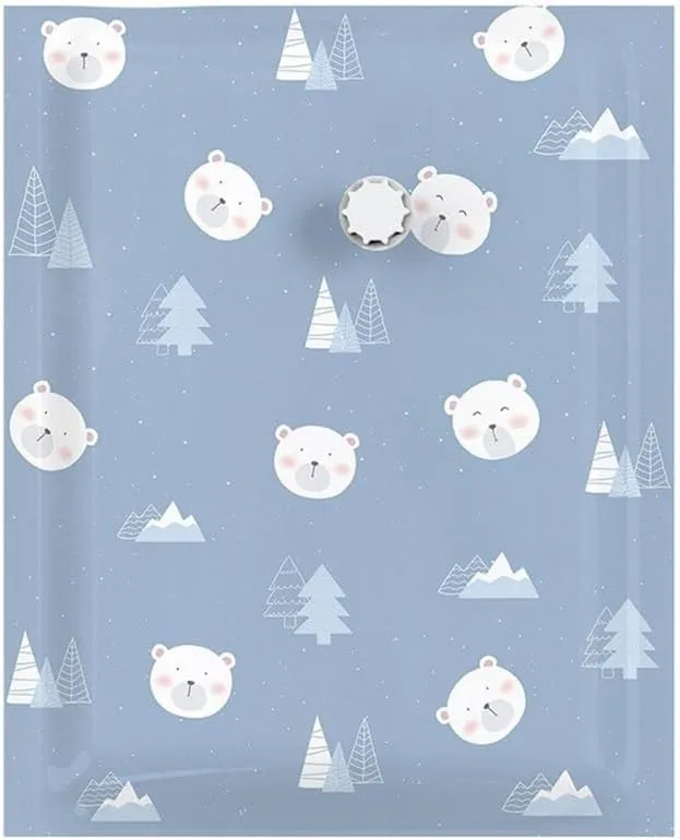 Vacuum Storage Bag Pumping Cotton Quilt Compression Bag Packing Finishing Vacuum Bag Thickening Clothes Storage Bag(Bear,60 X 80cm)