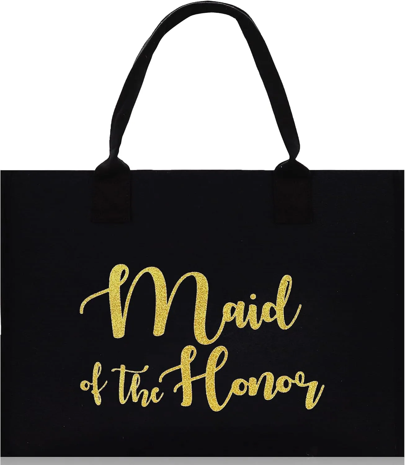 VANESSA ROSELLA Premium Quality Wedding Bridal Shower Bride 100% Cotton Chic Tote Bag with 3 Color Option