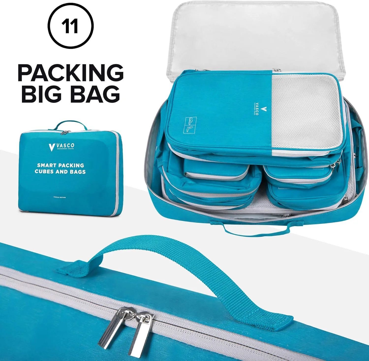 VASCO Compression Packing Cubes for Travel