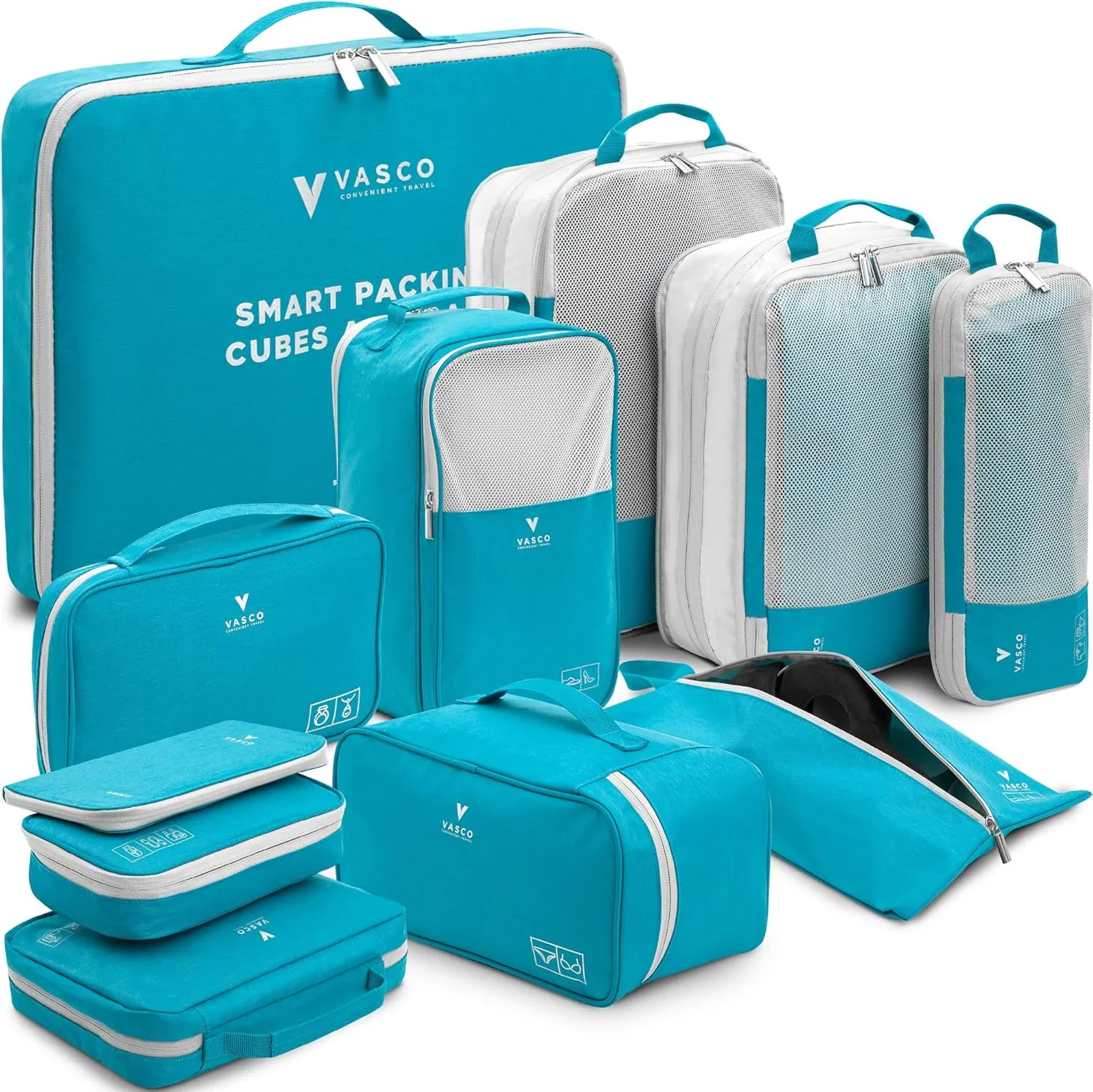 VASCO Compression Packing Cubes for Travel