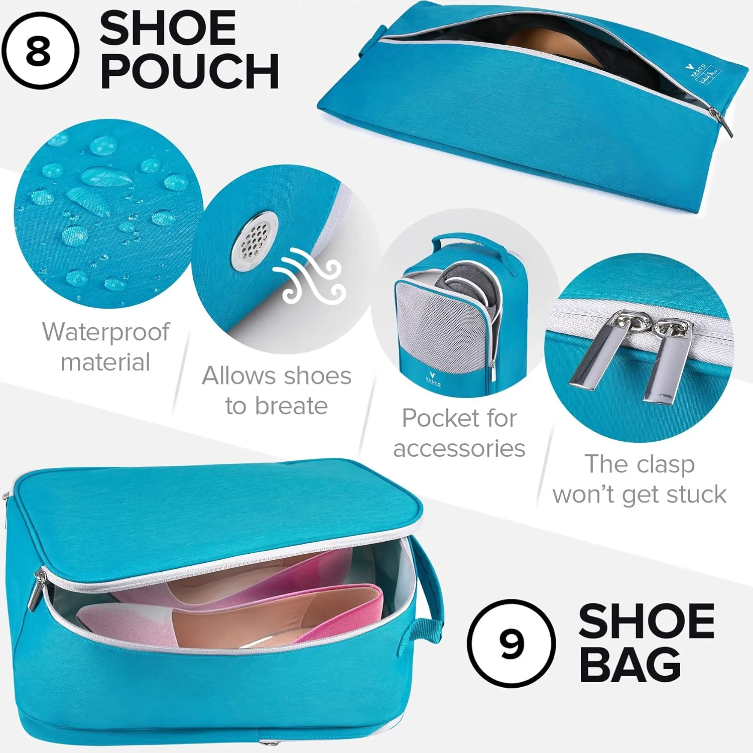 VASCO Compression Packing Cubes for Travel