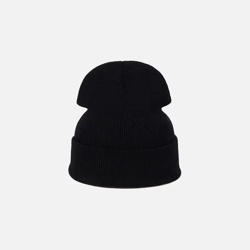 Vibrant Gangster Knitted Beanie for Y2K Style