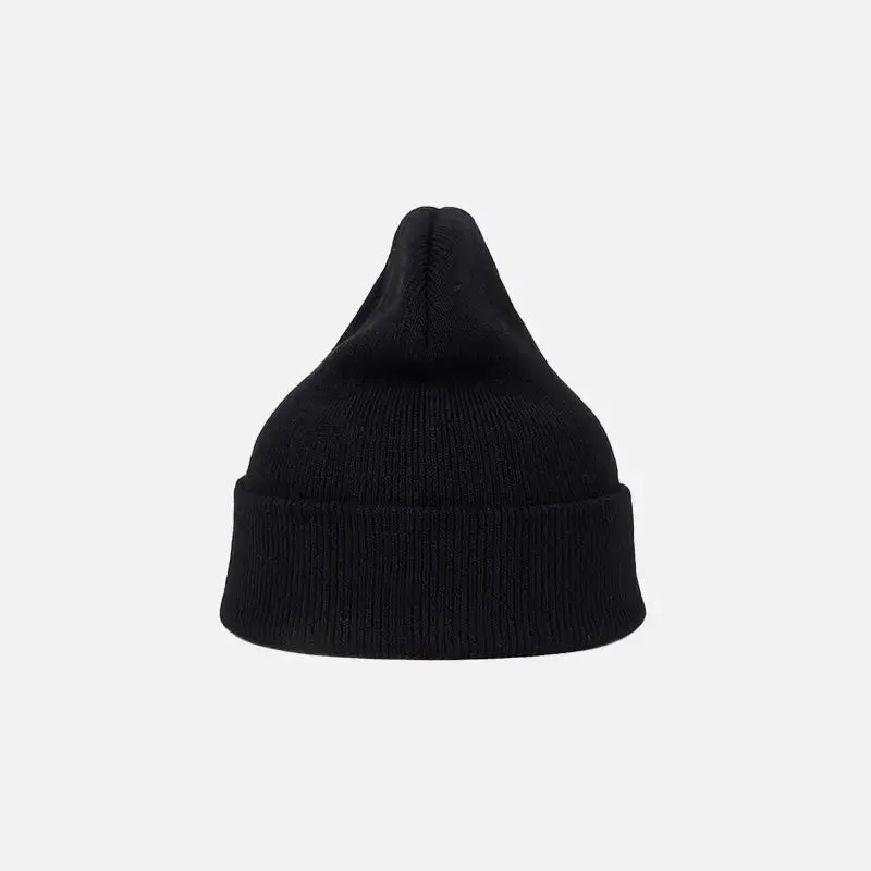 Vibrant Gangster Knitted Beanie for Y2K Style