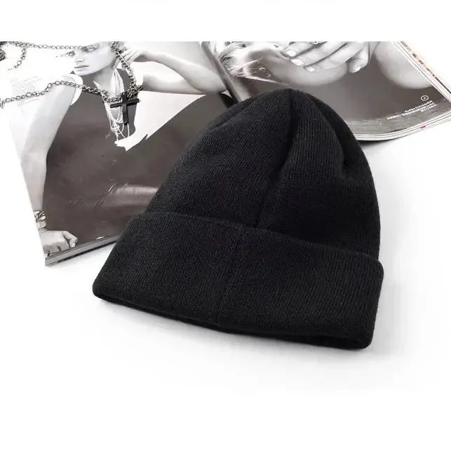 Vibrant Gangster Knitted Beanie for Y2K Style