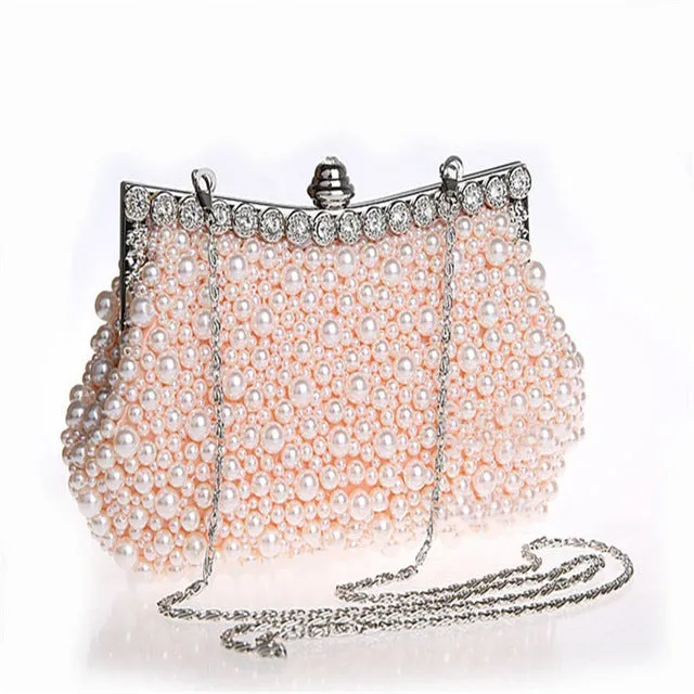 Vintage Beaded Evening Embroidered Bag