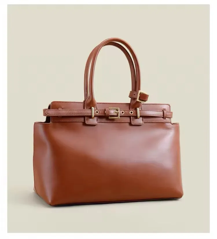 Vintage Charm: Handmade Women's Retro Suede Bag