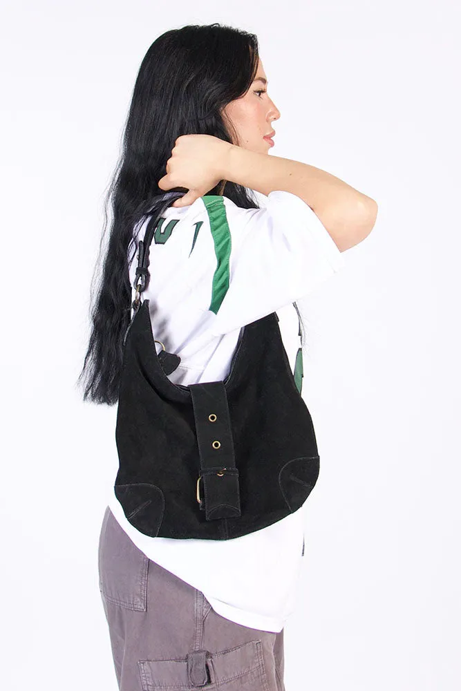 Vintage Suede Shoulder Bag