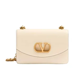 VO GARAVANI VAIN SHOULDER BAG IN SHINY WHITE 19CM 6W2B0R16GCB REN