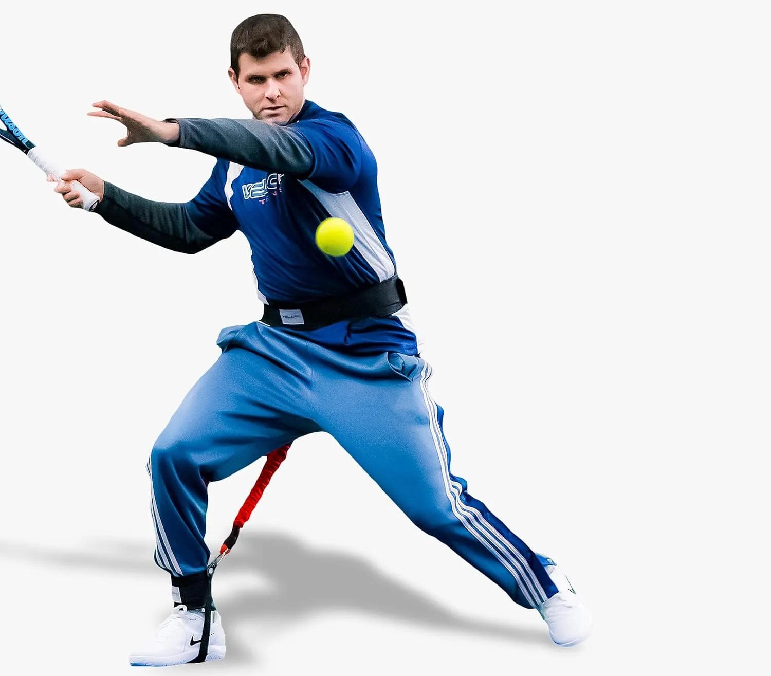 VPX Tennis Swing Trainer Increases Power, Exit Ball Velocity, Shot Accuracy, & Serve Speed, Improves Forehand, Backhand, Slice, & Compression Racket Torque, For Men, Women, Boys, Girls, & Kids