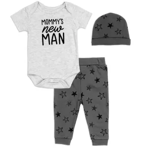 WILD CHILD! Boys Newborn 3-Piece Pant Set
