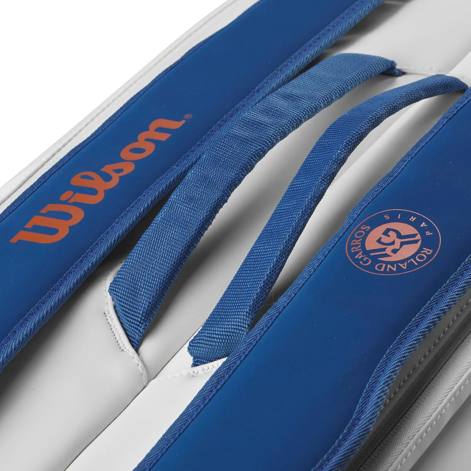 WILSON Roland-Garros Super Tour Tennis Racket Bags - Clay/White/Navy