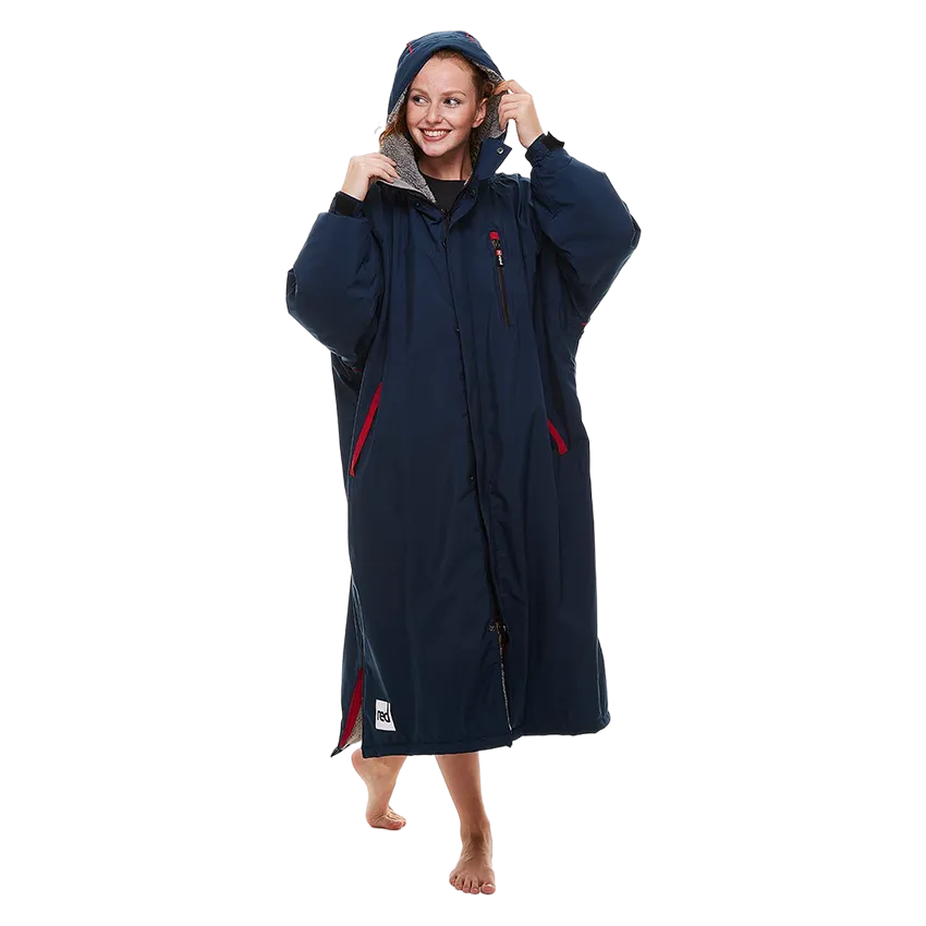 Women's Long Sleeve Pro Change Robe EVO - Navy