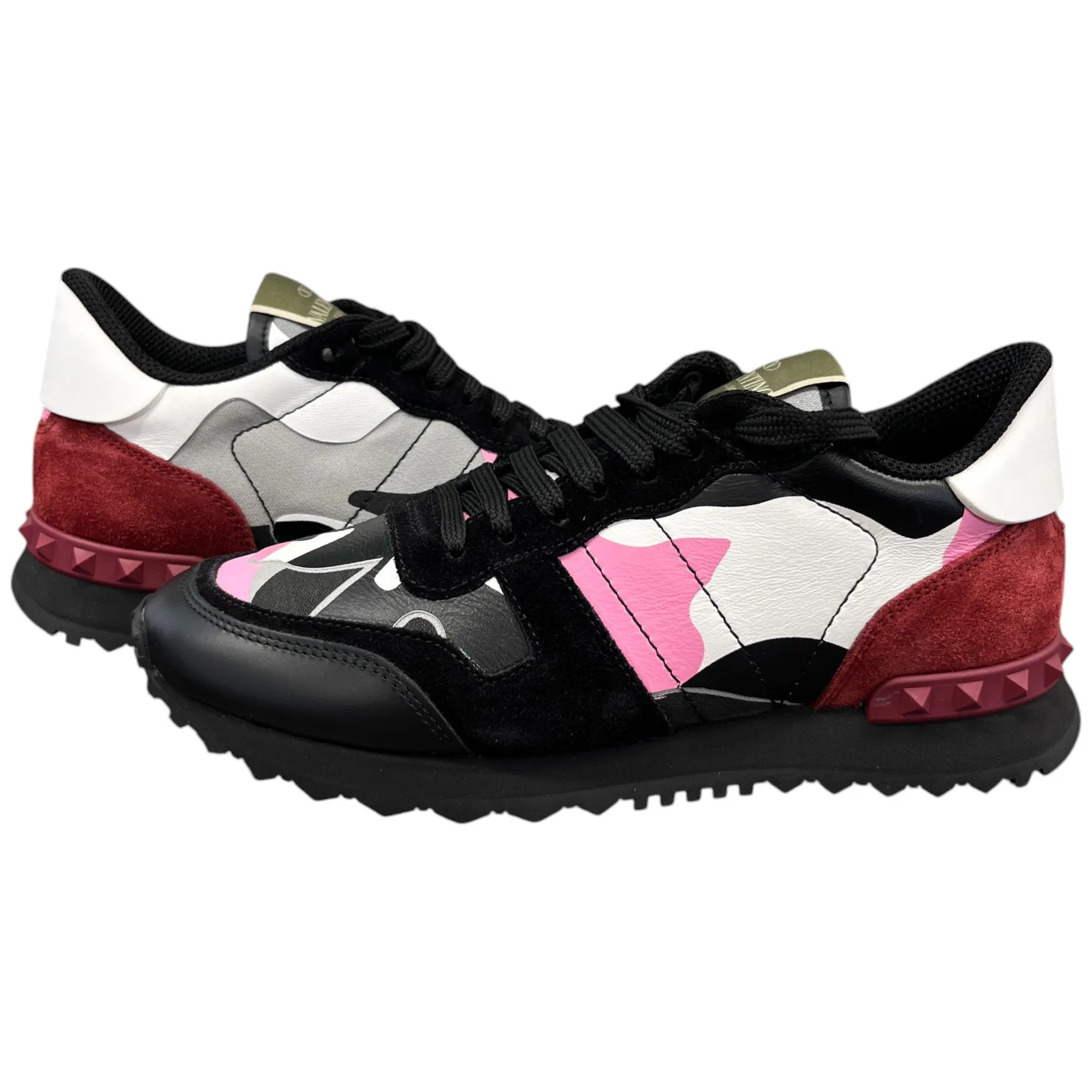 Women's Rockrunner Camouflage Low Trainers Black Size EU 35.5 / UK 2.5