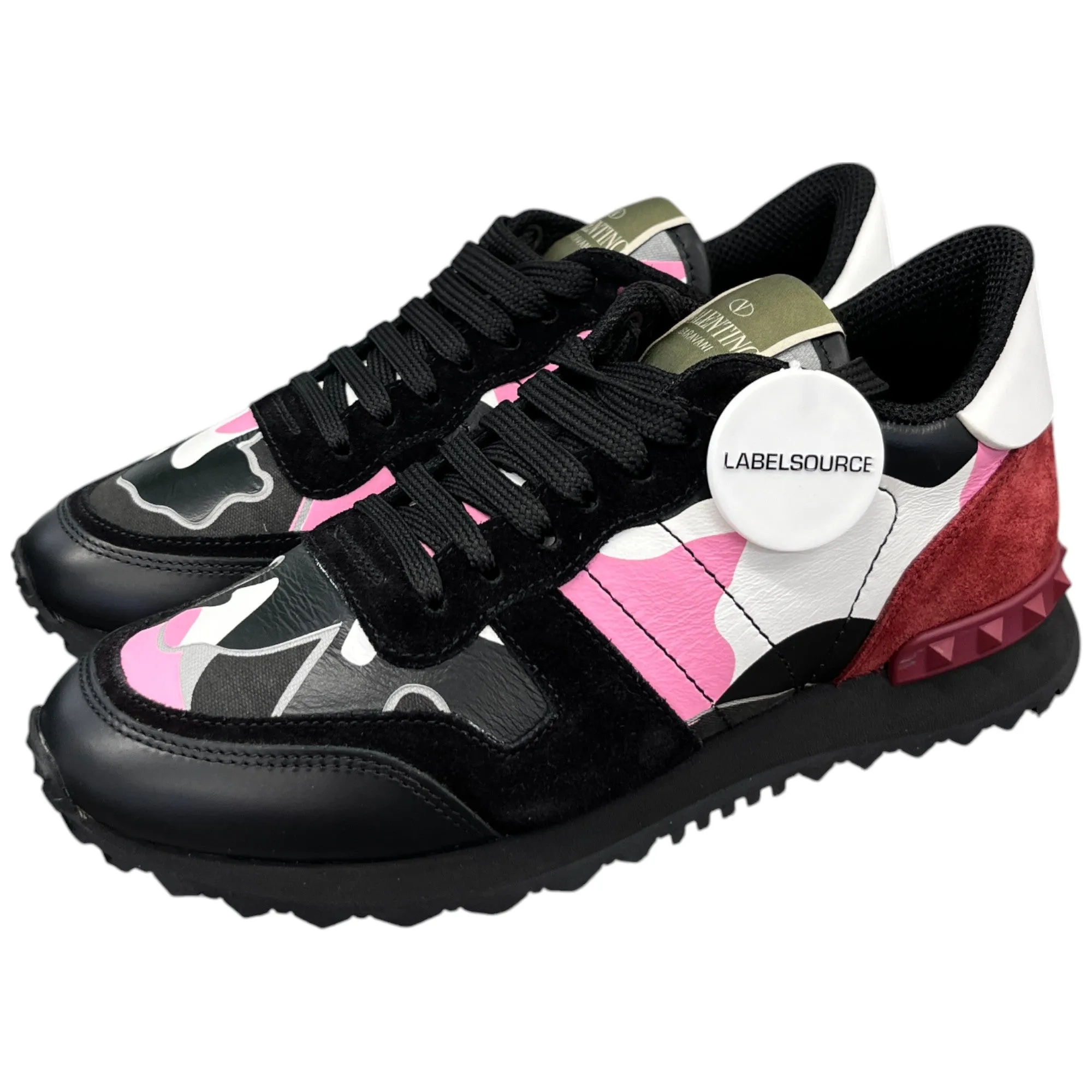 Women's Rockrunner Camouflage Low Trainers Black Size EU 35.5 / UK 2.5