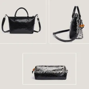 Women's Square Handbags Pattern Shoulder Bags Commuting Crossbody Bag Zipper Purses