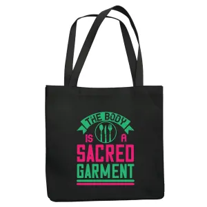 World Health Gift for Sacred Body SelfCelebration ers Navy Black Multicolor Canvas Tote Bag