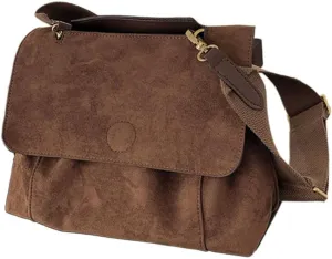 YFGBCX Suede Tote Bag Brown Slouchy Work Bag Suede Shoulder Bag Crossbody Purse for Women
