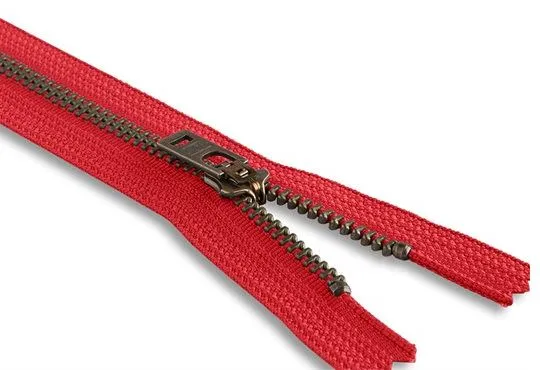 YKK #4.5 Antique Brass Jeans Zippers - Stock Colors